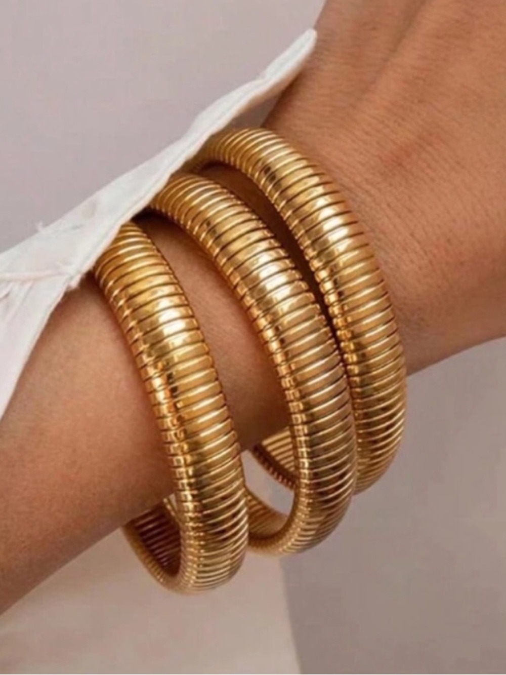 New! Gold Bracelet Stack Set 3001 NWOT